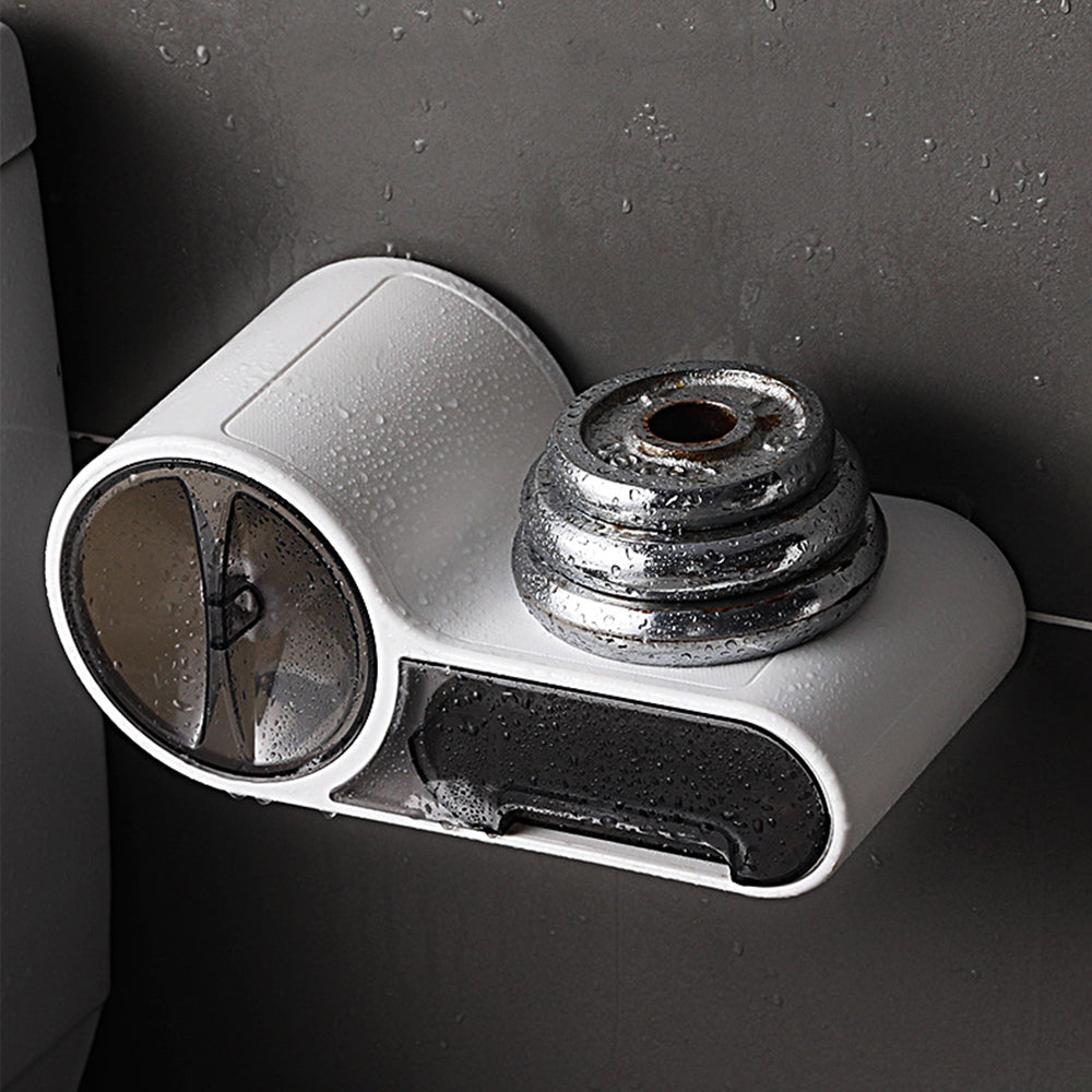 BowLift | Toilet Roll Holder with Waterproof Wall Shelf