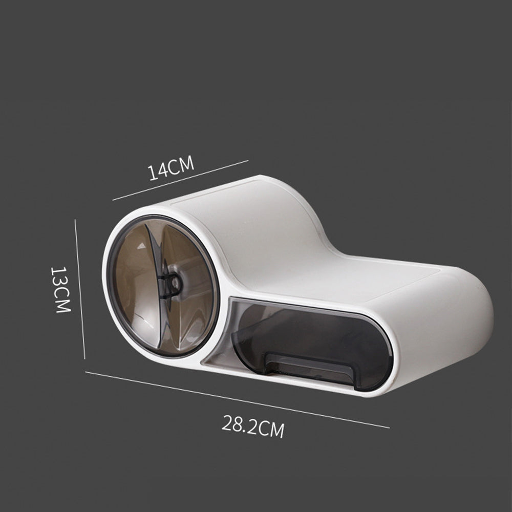 BowLift | Toilet Roll Holder with Waterproof Wall Shelf