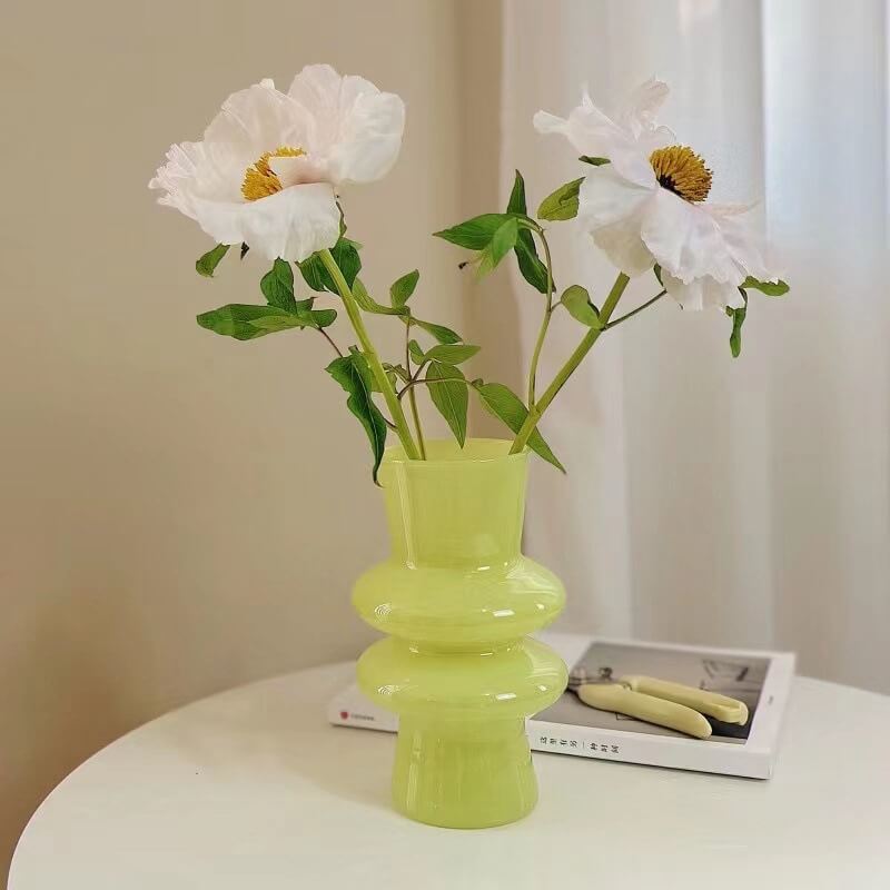 BowLift | Wave-shaped Glass Flower Vase