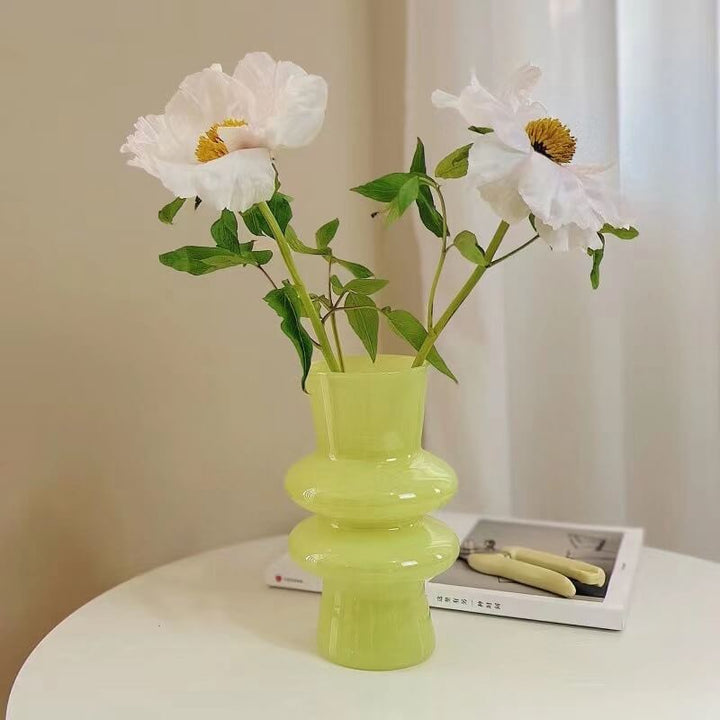 BowLift | Wave-shaped Glass Flower Vase