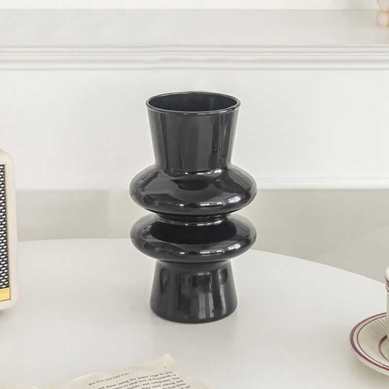 BowLift | Wave-shaped Glass Flower Vase