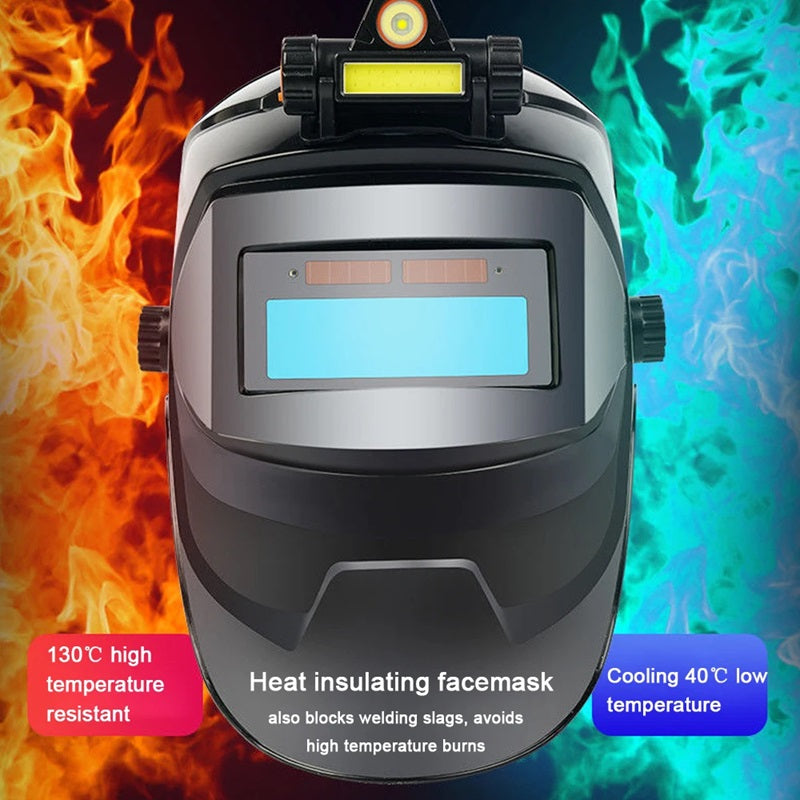 BowLift | Auto Darkening Welding Mask with Head Lamp
