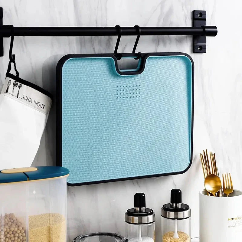 Wheat Straw Cutting Board Chopping Board Hanging Hole Spillover Board | Bowlift