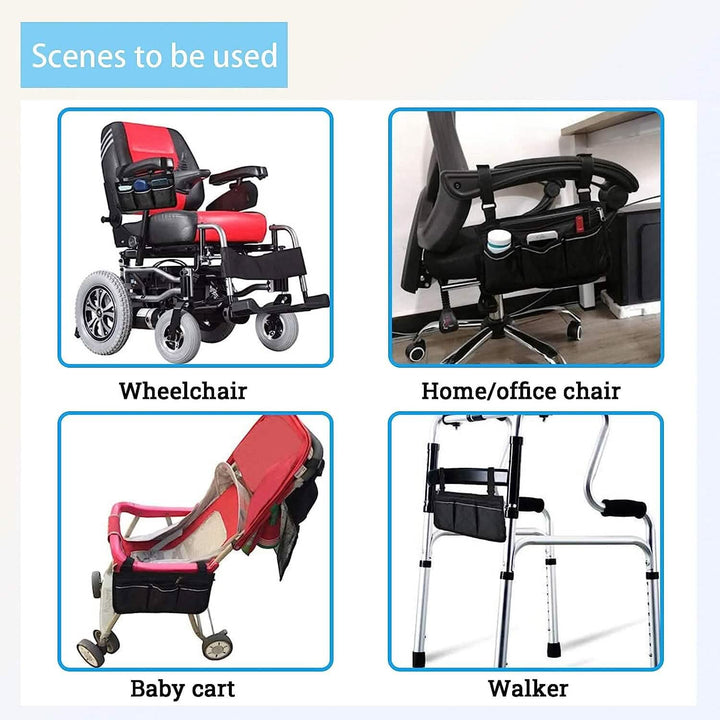 BowLift | Wheelchair Armrest Organizer Bag