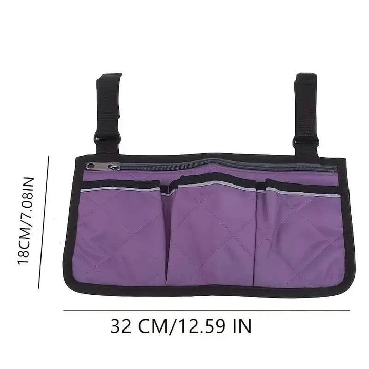 BowLift | Wheelchair Armrest Organizer Bag