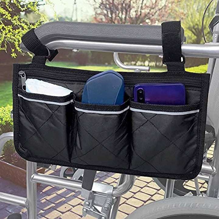 BowLift | Wheelchair Armrest Organizer Bag