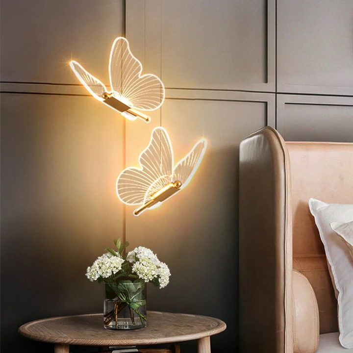 BowLift | Pendant Light Modern Butterfly LED Wall Fixture