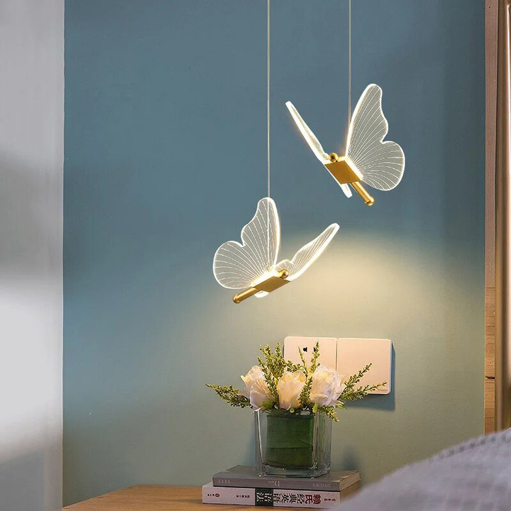 BowLift | Pendant Light Modern Butterfly LED Wall Fixture