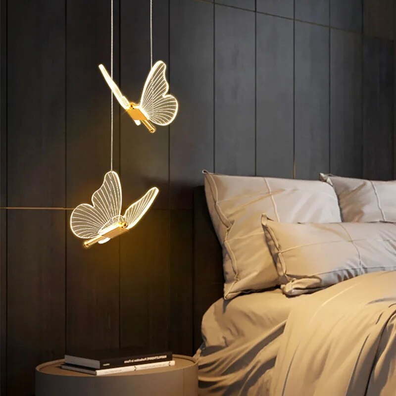 BowLift | Pendant Light Modern Butterfly LED Wall Fixture