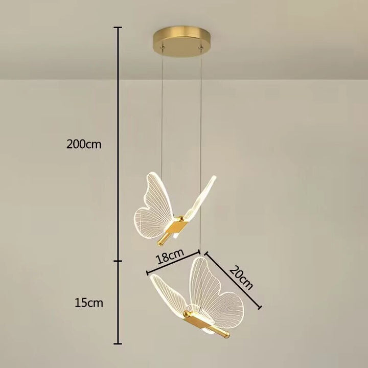 BowLift | Pendant Light Modern Butterfly LED Wall Fixture