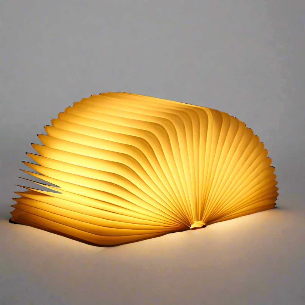 BowLift | Table Lamp LED Foldable Book Light Wood