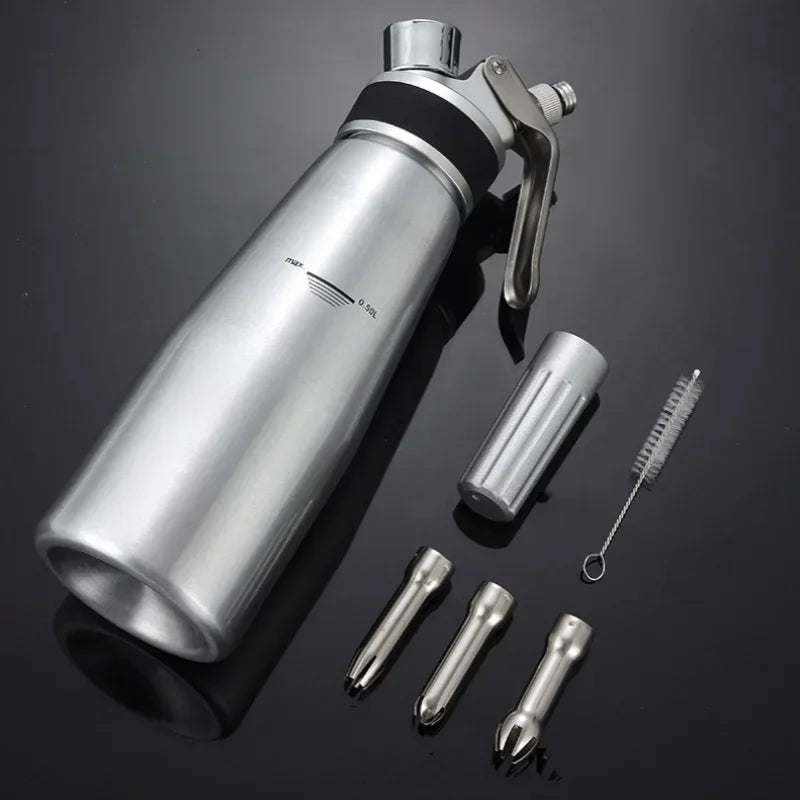 Whipped Cream Dispenser Stainless Steel Whipper Cake Piping Bottle | Bowlift