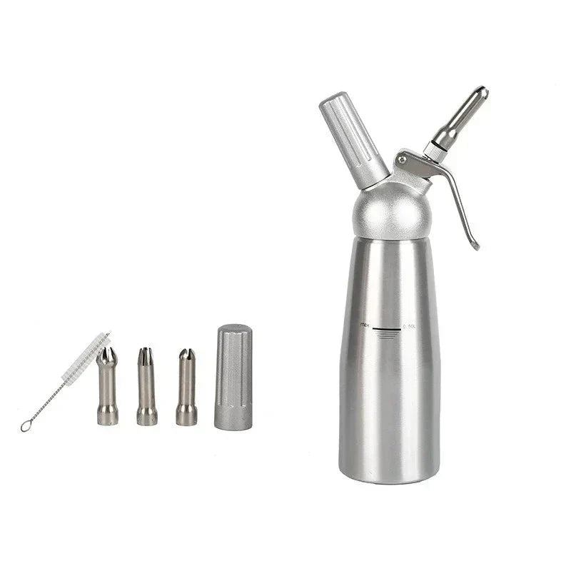 Whipped Cream Dispenser Stainless Steel Whipper Cake Piping Bottle | Bowlift