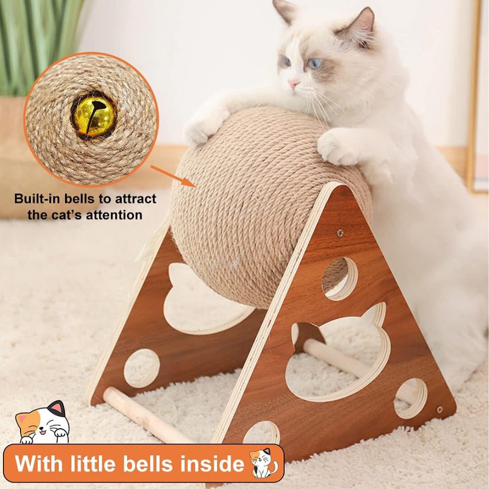 WhiskerBall • Spinning Cat Toy - Spinning Cat Toy - BowLift