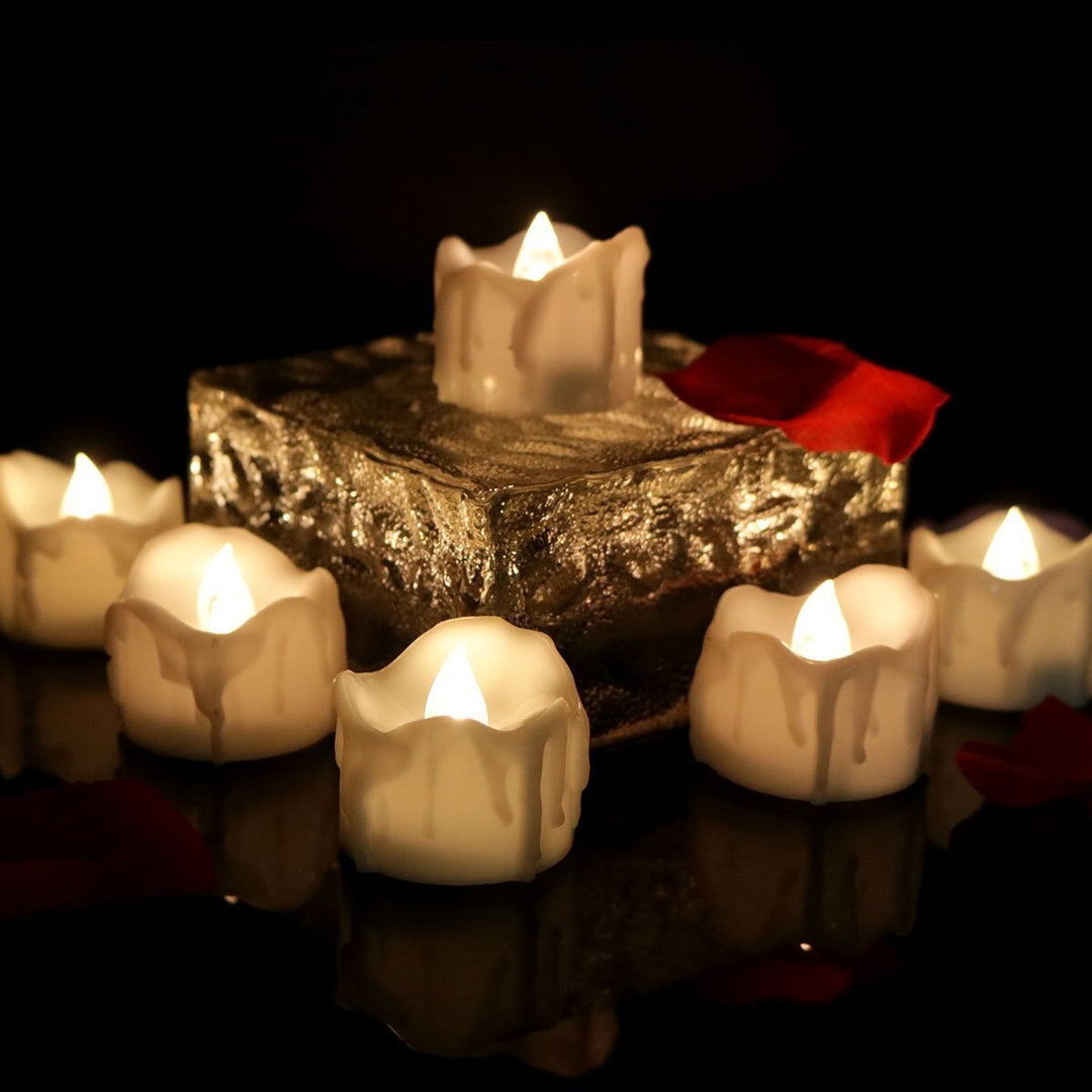 BowLift | LED Tealight Candles Warm Flicker Glow