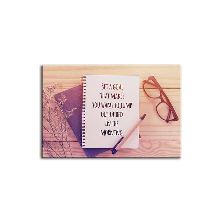 Set A Goal - Canvas Wall Art Painting | Bowlift