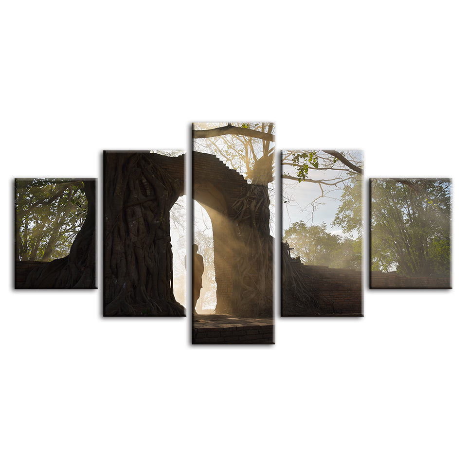 Under The Arch 5 Piece - Canvas Wall Art Painting | Bowlift