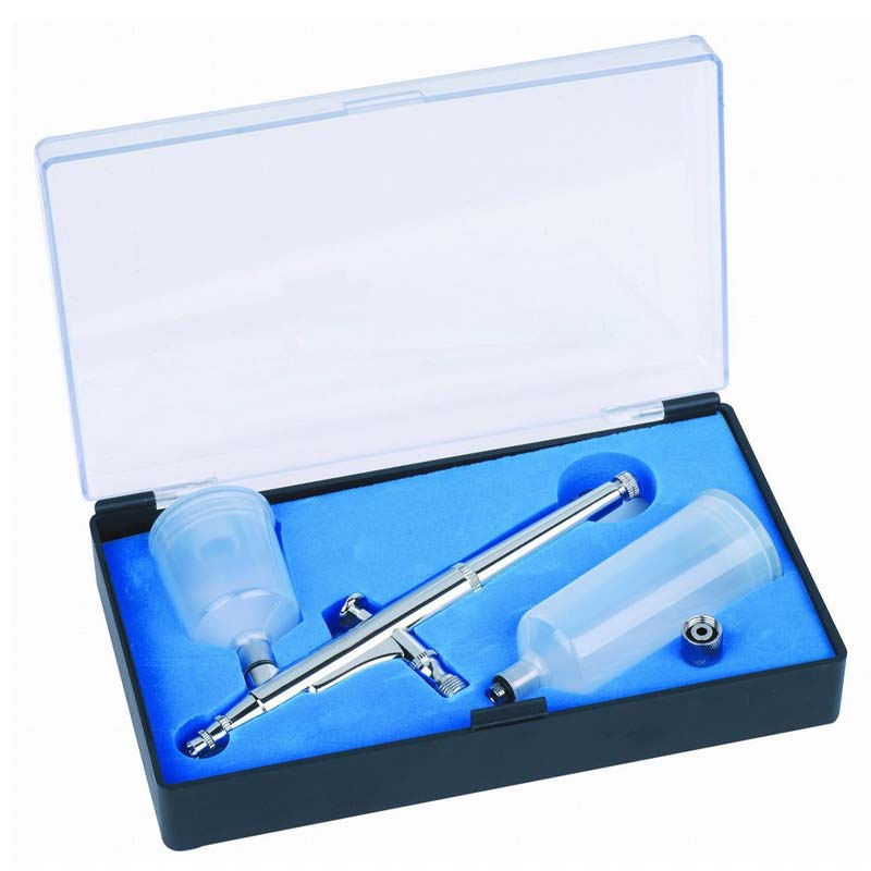 Pneumatic acrylic paint spray device for artists | Bowlift