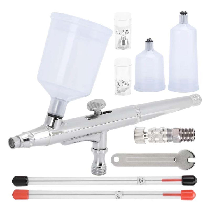 Pneumatic acrylic paint spray device for artists | Bowlift