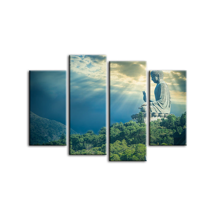 Secret Sky 4 Piece - Canvas Wall Art Painting | Bowlift