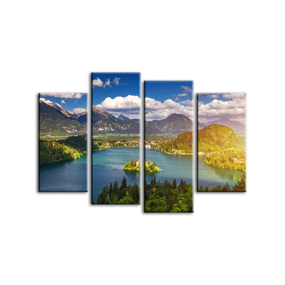 Peace Of The Land 4 Piece - Canvas Wall Art Painting | Bowlift
