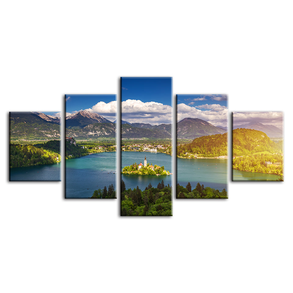 Peace Of The Land 5 Piece - Canvas Wall Art Painting | Bowlift