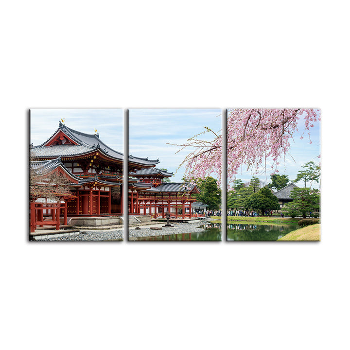 Temple Park 3 Piece - Canvas Wall Art Painting | Bowlift