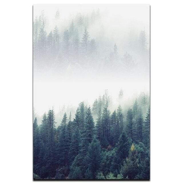 BowLift | 3-piece Nordic Forest Landscape Wall Art