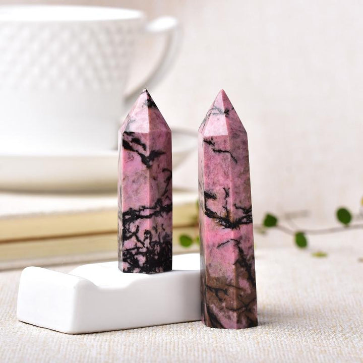 BowLift | Rhodonite Crystal Point Tower