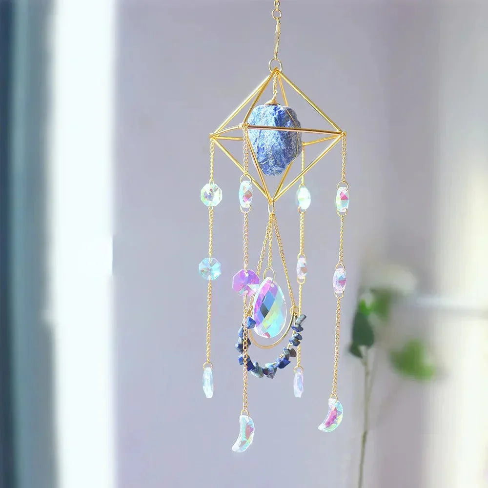 BowLift | AuraBloom Crystal Sun Catcher | Healing Crystal | Feng Shui Decoration | Positive Energy for Home