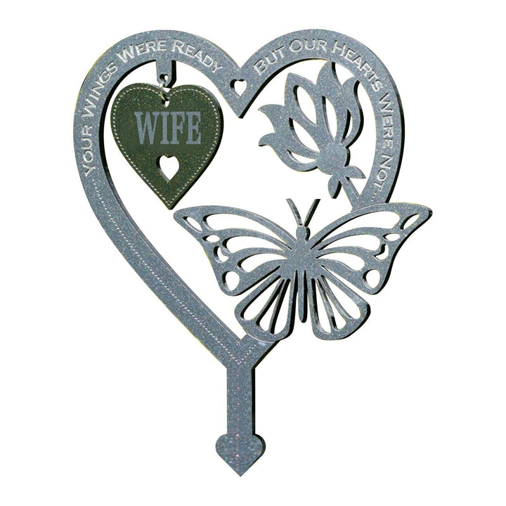 Memorial Gift Butterfly Ornament - Garden Memorial Plaque | Bowlift