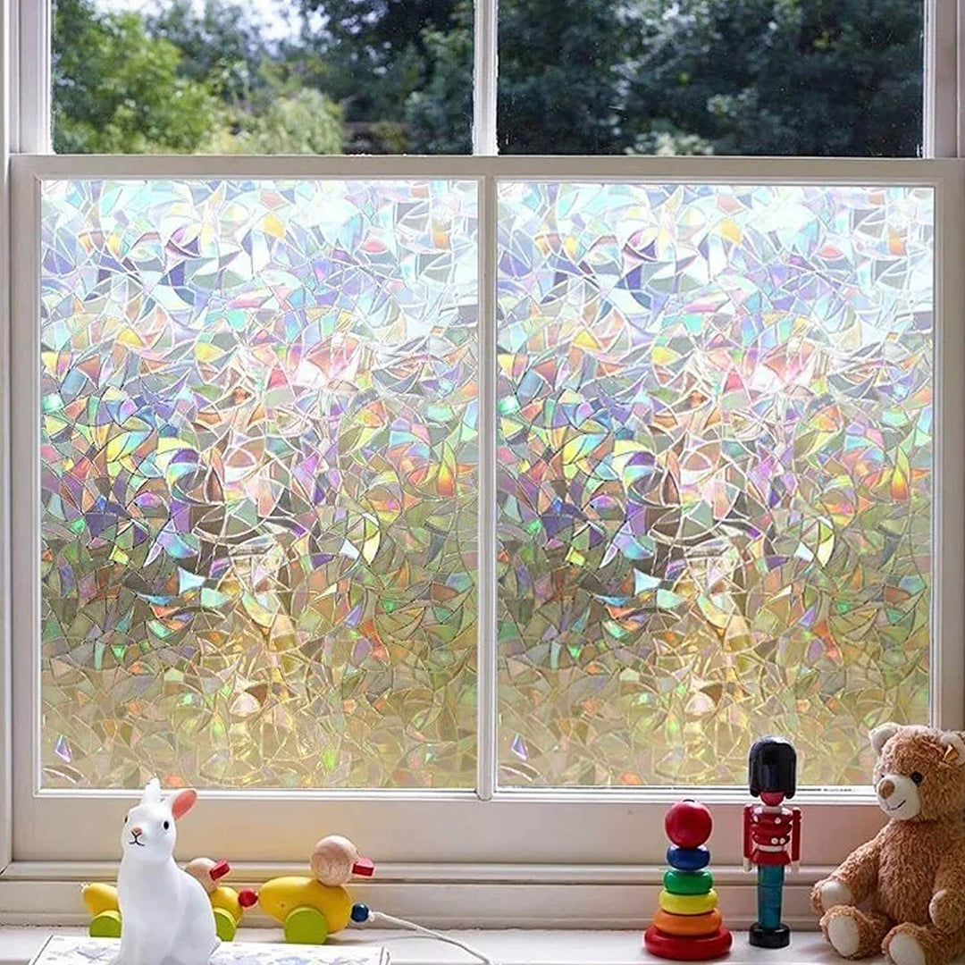BowLift | Colorful window film with a three-dimensional rainbow