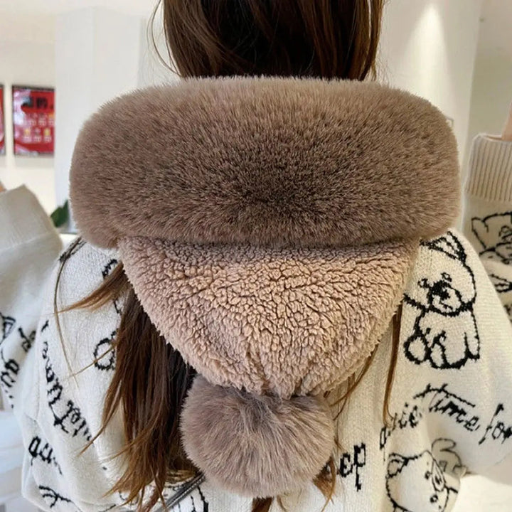 BowLift | Winter Faux Fur Beanie Scarf Set