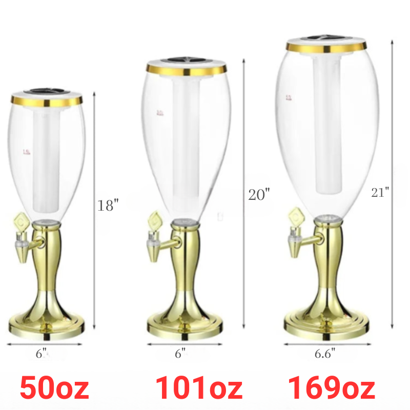 Wine Cannon Double Head Draft Beer Cannon Beer Machine Beer Barrel | Bowlift