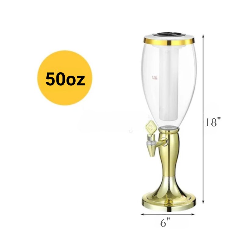 Wine Cannon Double Head Draft Beer Cannon Beer Machine Beer Barrel | Bowlift
