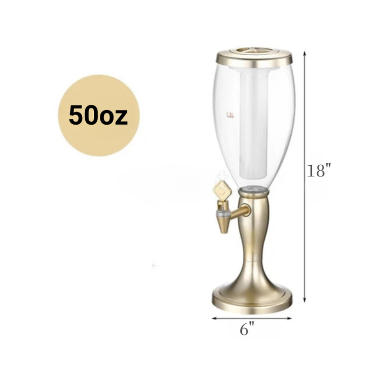 Wine Cannon Double Head Draft Beer Cannon Beer Machine Beer Barrel | Bowlift