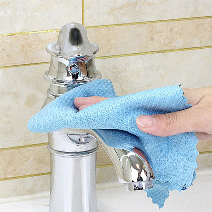 Wipe Glass Mirror Wipes Cleaning Cloth Thickening Grease Kitchen Wipe | Bowlift