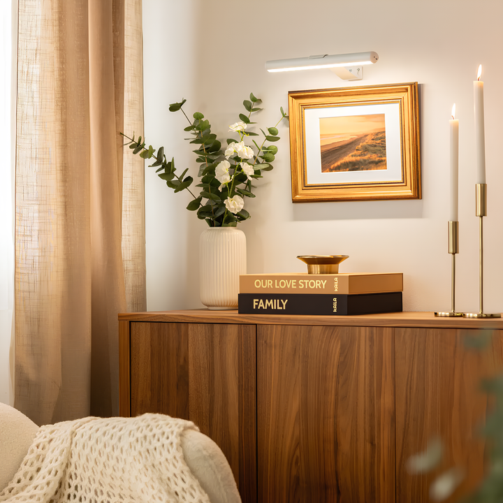 BowLift | LED Picture Light Adjustable Wall Mounted