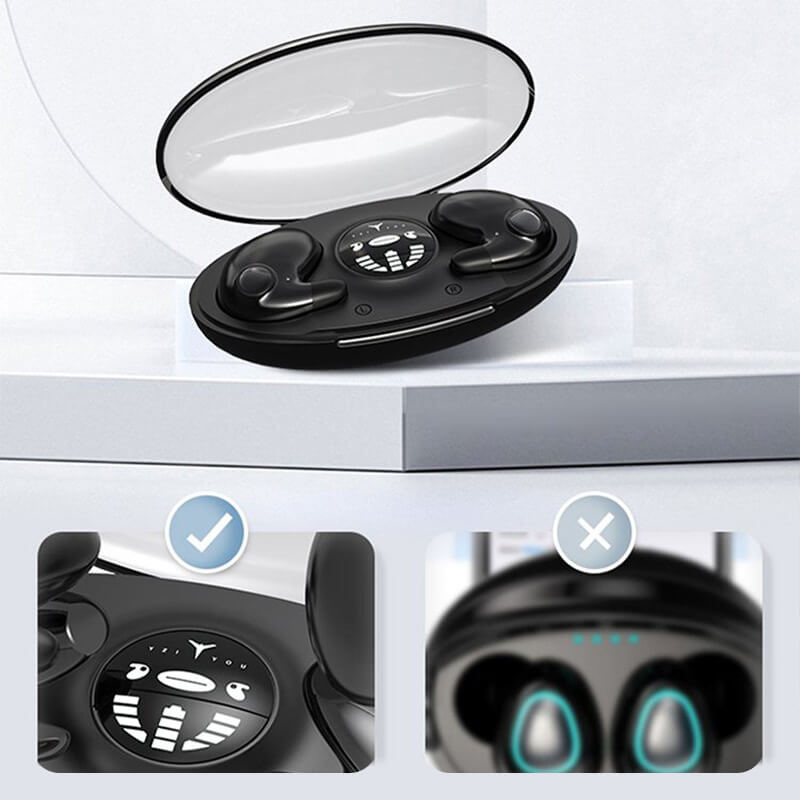 BowLift | Silentone Invisible Sleep Headphones Wireless | Bluetooth 5.3 | Noise Cancellation & IPX5 Waterproof | 24h Battery Life