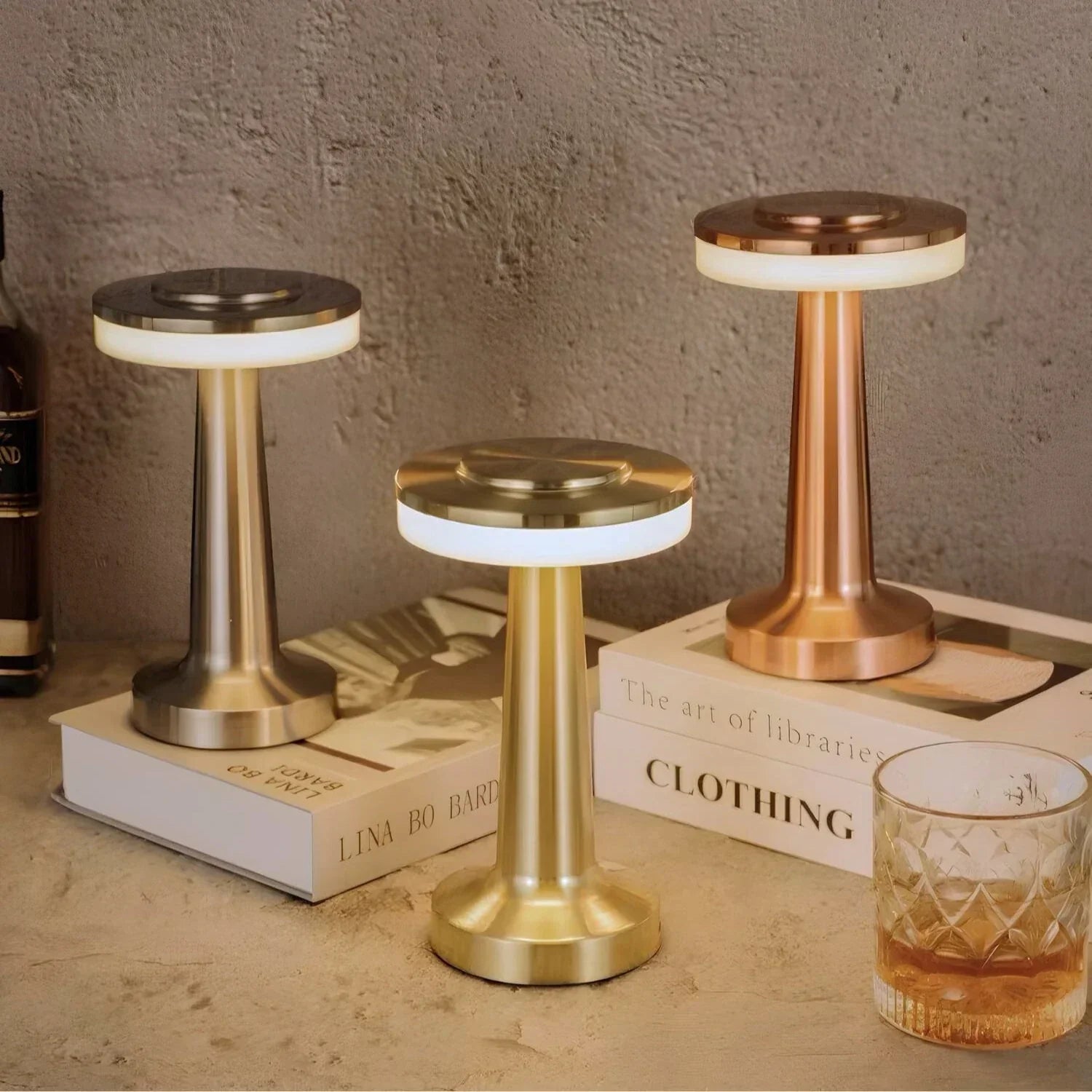 BowLift | Wireless Retro Table Lamp - LumiBar