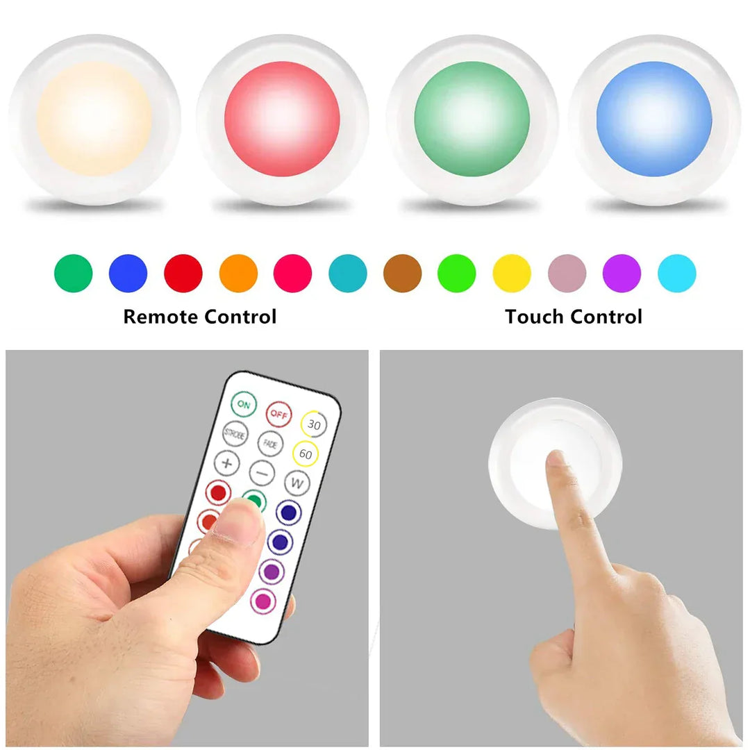 BowLift | Wireless RGB LED Under Cabinet Lighting - GlowyLed