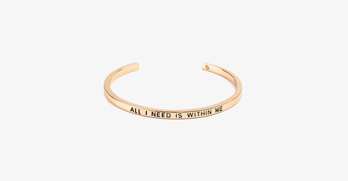 BowLift | Beautiful Cuff Bangle Bracelet with motivating quote