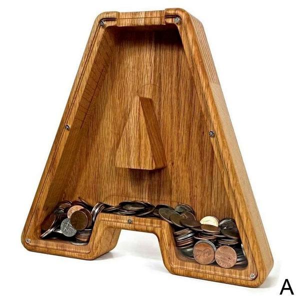 BowLift | Wooden Alphabet Savings Box - LetterSaver
