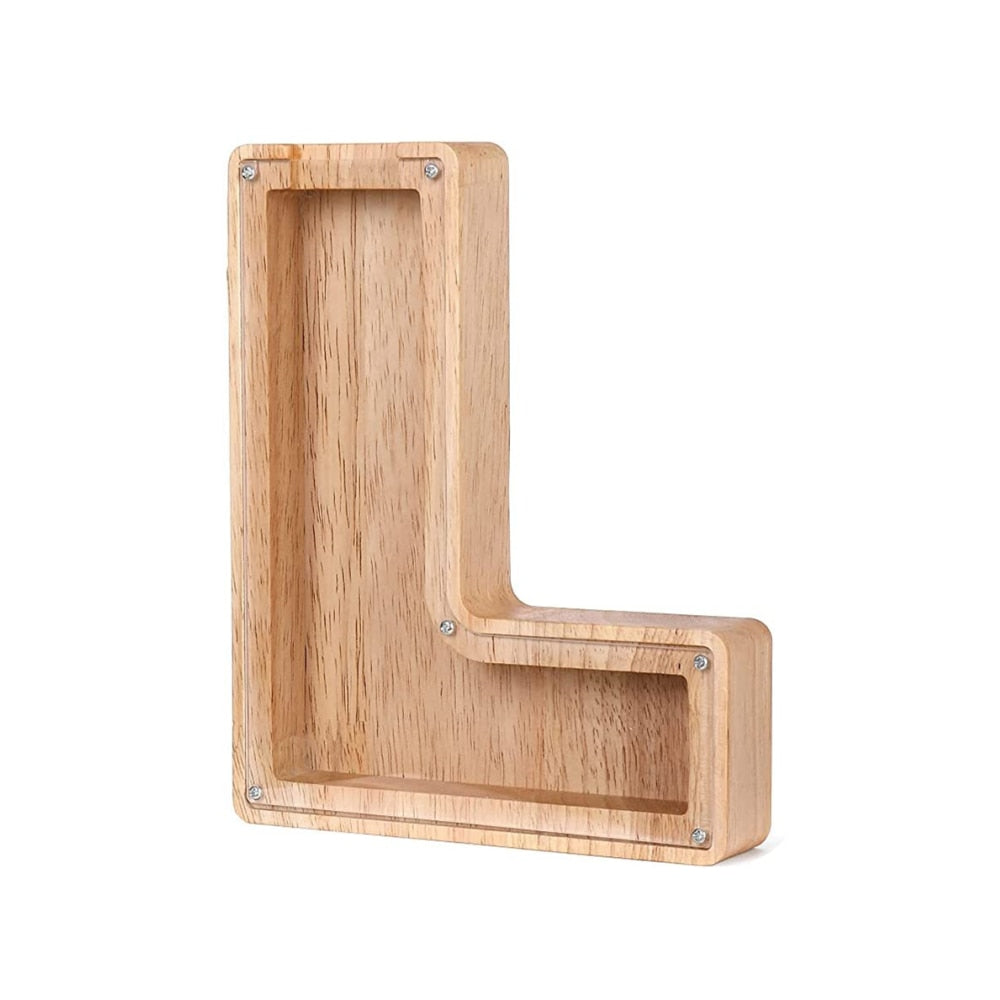 BowLift | Wooden Alphabet Savings Box - LetterSaver