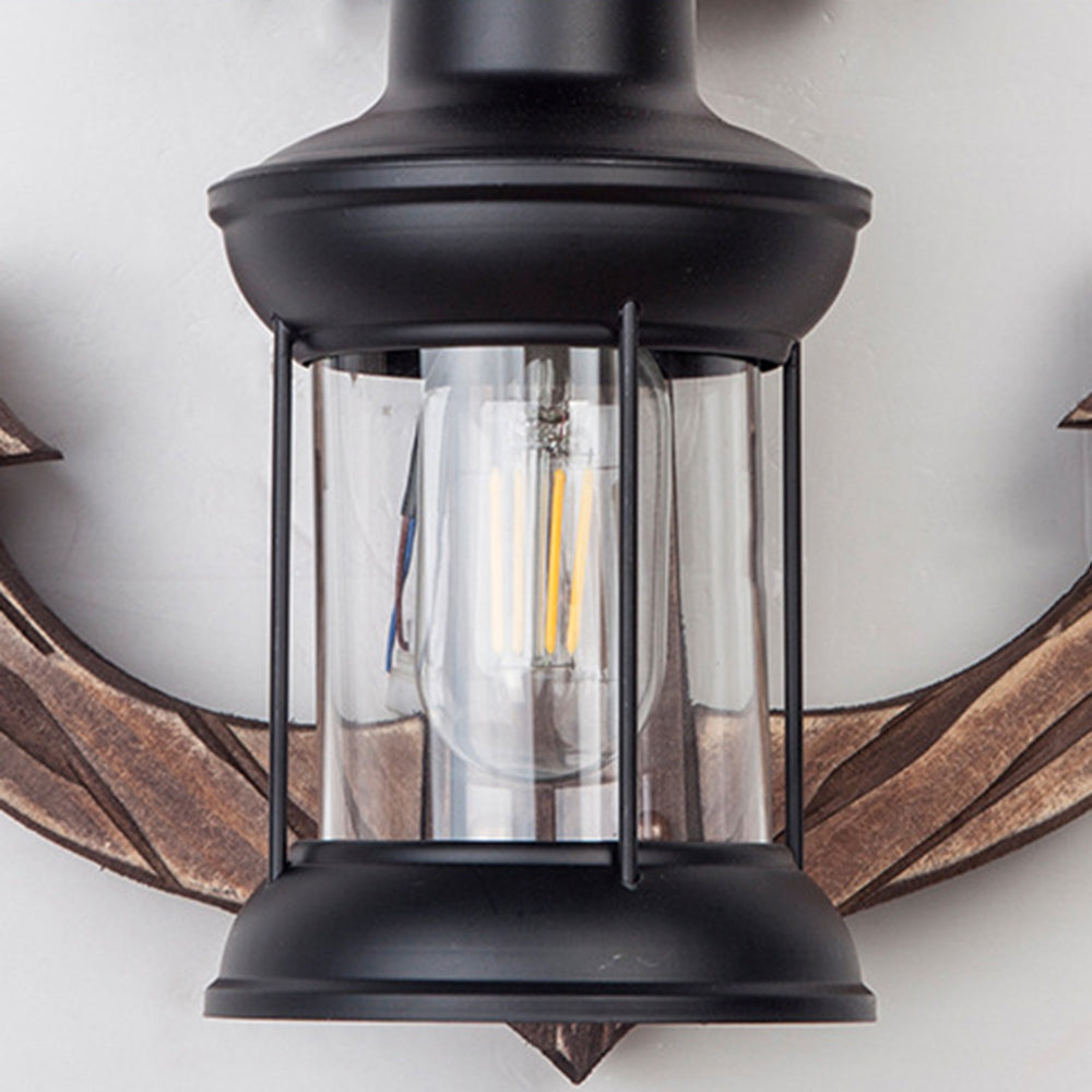 BowLift | Wooden Anchor LED Wall Lamp – Nautica