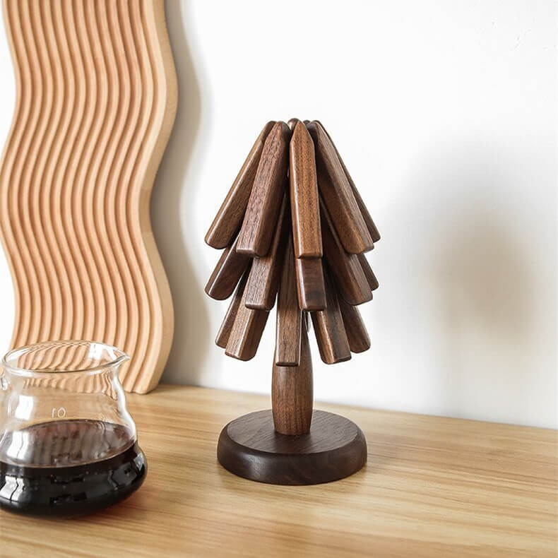 BowLift | WOODLIA – Elegant Walnut Placemats for Modern & Stylish Dining