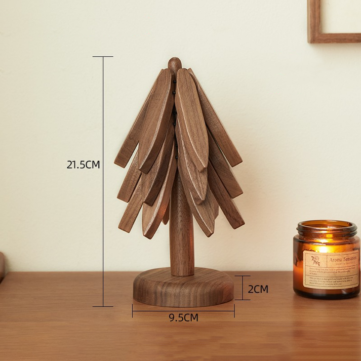 BowLift | Noble tree coasters in wood look