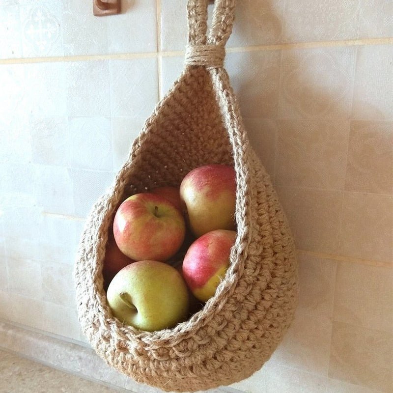 Woven Hanging Storage Baskets Bowlift