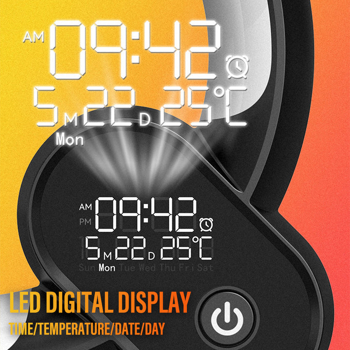 BowLift | 3-in-1 Bluetooth Speaker and Alarm Clock Lamp - Lit Lamp Good Gifts for New Home