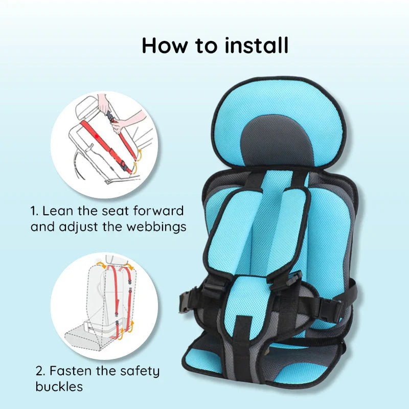 BowLift | Travel Car Seat Portable Toddler Booster Safety Best Compact Harness Foldable